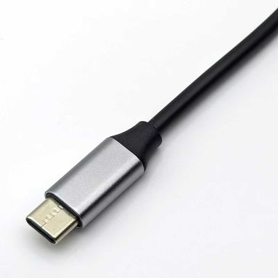 TOSLINK สายเสียงออฟติกเพศหญิง พร้อมเครื่องเชื่อม USB-C เพศชายสําหรับเครื่องเสียงท่อนเสียง เหมาะสําหรับการตั้งค่าบันเทิงมืออาชีพหรือส่วนตัว