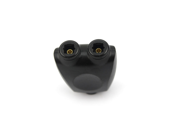 อุปกรณ์เสริมไฟเบอร์ออปติก 1x2 Toslink Digital Fiber Optic Audio Splitter