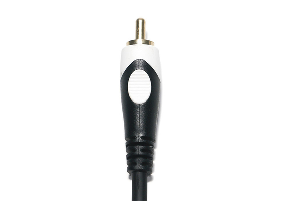 สายสัญญาณเสียง Double Head 2rca, ทีวี DVD Digital 3.5 Mm Audio Cable