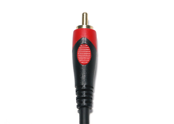 สายสัญญาณเสียง Double Head 2rca, ทีวี DVD Digital 3.5 Mm Audio Cable