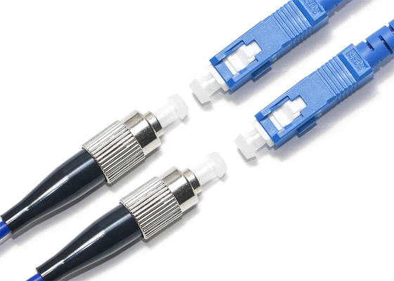SC-FC สายแพทช์ไฟเบอร์ออปติกโหมดเดี่ยว 2 มม. สำหรับ FTTB FTTX