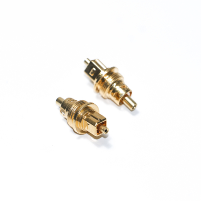 อุปกรณ์เสริมใยแก้วนำแสง Monoluxtecs, ตัวเชื่อมต่อไฟเบอร์ออปติก Toslink Metal