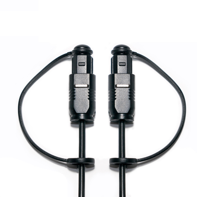 Factory Outlet Toslink สายสัญญาณเสียงออปติก PMMA PVC สีดำพร้อมฝาปิดกันฝุ่นแบบบางพิเศษสำหรับ Soundbar