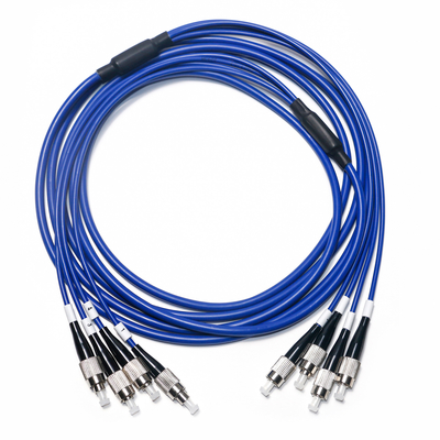 สายไฟเบอร์ออปติก Patch Cord FC 4/4 Mutiple Model 38Inch For Surviliance WLAN 1M/2M/3M/5M/10M