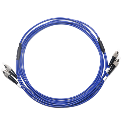 สายแพทช์ออปติก Dual-Core Dual-Mode FC 2/2 OM3 สำหรับการเชื่อมต่อเครือข่าย WALN LAN Survailiance