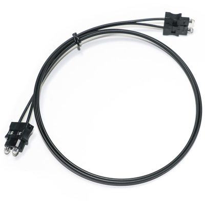 สายเคเบิลใยแก้วนำแสงพลาสติก 180dB/Km OD2.2 สายเคเบิลแบบบางสำหรับการทดสอบอุปกรณ์ ระบบเซอร์โวตัวเชื่อมต่อเครื่องจักร