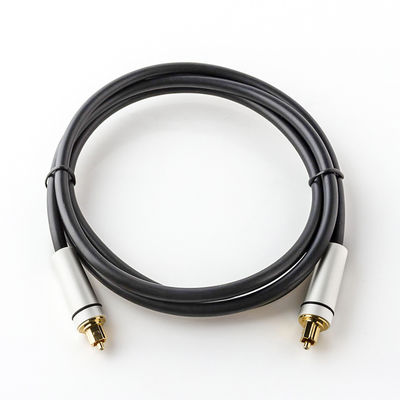 สาย Toslink พร้อมขั้วต่อถักเคลือบทองและการรับรอง ROHS