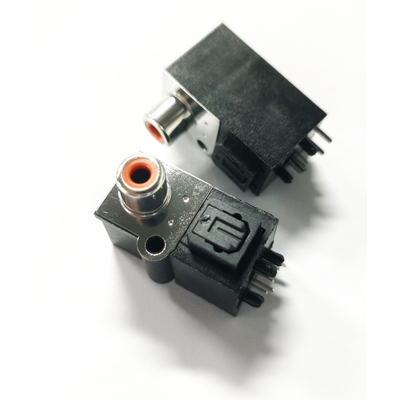 AV-GQ-R004 Optical Reciever Toslink JackConnector Female Vertical Socket ส่ง / รับ End) สำหรับ Audio PCB