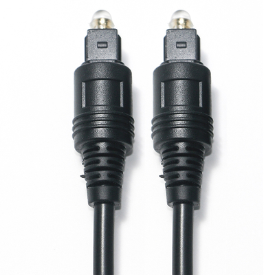 [ Factory Outlet ] Toslink Cable Digital Optical Audio Black Cable OD4.0 PVC For TV Sound Bar AV Receiver Game Console