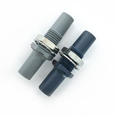 HFBR-4505Z HFBR-4515Z อะแดปเตอร์ฟีดทรูแบบบัคเฮดที่เข้ากันได้กับสายไฟเบอร์ออปติกพลาสติกขนาด 1.0 มม.