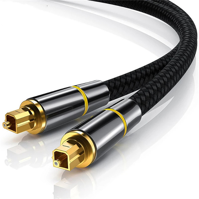สายดิจิตอลออดีโอออปติกอล Toslink สาย SPDIF สายเสียงไฟเบอร์สําหรับ HIFI การ์ดวีดีโอ DVD TV DTS ดอลบี้ 5.1 7.1 ออดิโอแอมพล