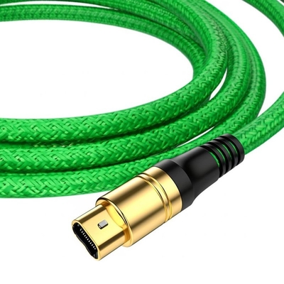 เครื่องเชื่อมทอง TOSLINK สายสายเสียงแสง PVC วัสดุคุ้มครองสิ่งแวดล้อม ผ้าใบผ้าใบ สีเขียวหรือตามต้องการ