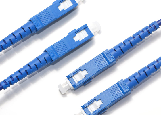 SC-FC สายแพทช์ไฟเบอร์ออปติกโหมดเดี่ยว 2 มม. สำหรับ FTTB FTTX